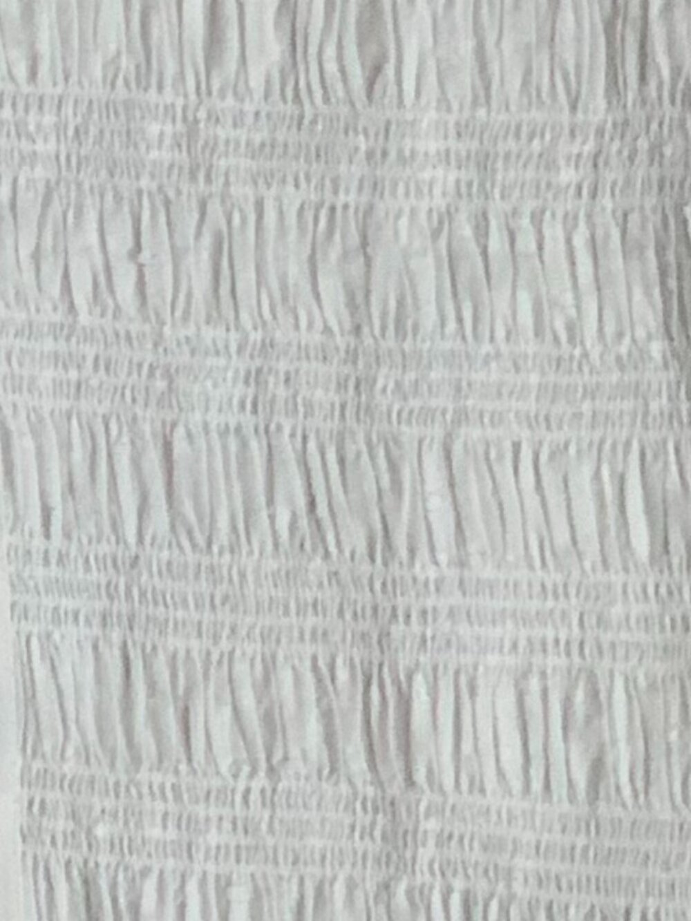 NWT J. Crew Short Sleeve Smocked Button Front Shirt (CT051), White, Medium - Picture 9 of 14